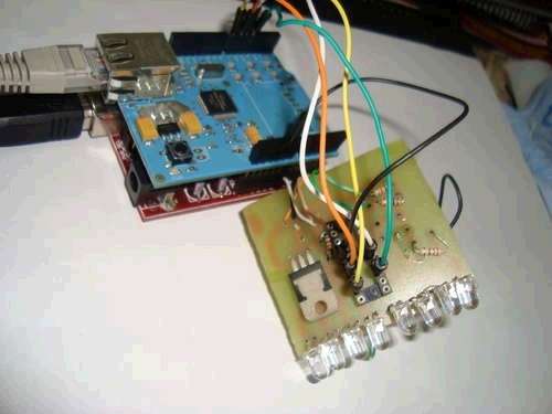 A web server running on the Arduino Duemilanove