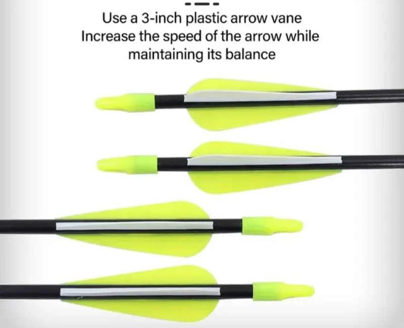 13 PACK 7MM FIBREGLASS ARROWS!!