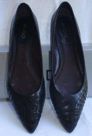 Genuine Leather shoes ALDO, bought in London - Dark brown - Size 8 HUGE SAVING!!!