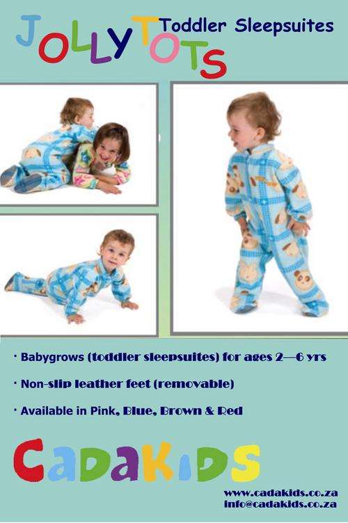Jollytots (Toddler Sleepsuites) Ages 6 MONTHS - 6 years