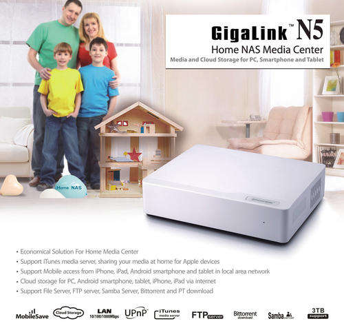 Gigalink N5 Home NAS Media Centre