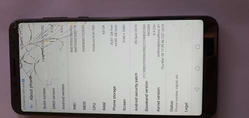 Huawei Nova 2S / cracked screen