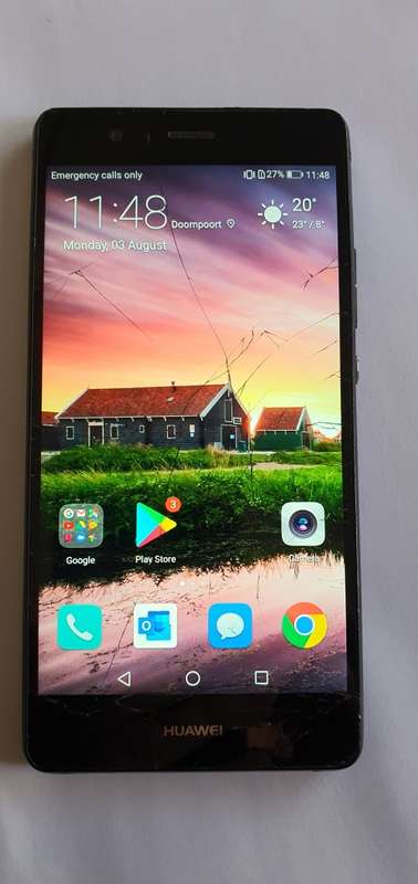 Huawei P9 lite / Cracked screen