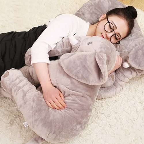 Cuddle Stuffed Elephant Pillow Very Soft For Baby