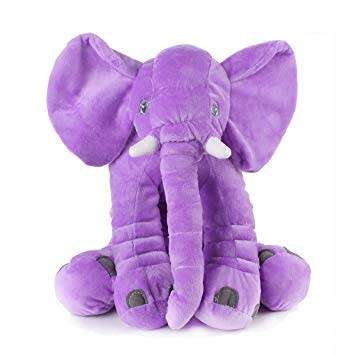 Cuddle Stuffed Elephant Pillow Very Soft For Baby