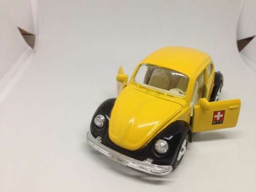 VW Beetle Die Cast Swiss Postal Service Collectable Model