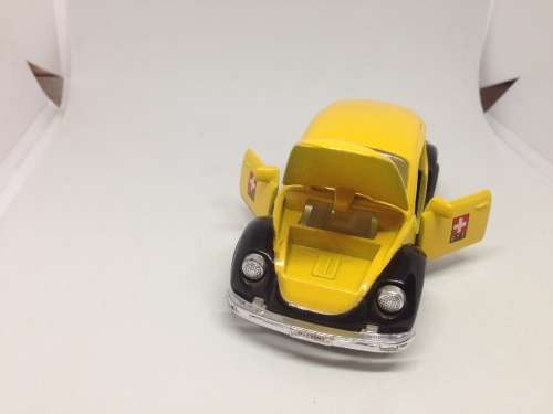 VW Beetle Die Cast Swiss Postal Service Collectable Model