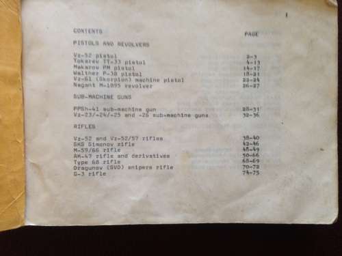 SADF Manual - Terrorists Weapons