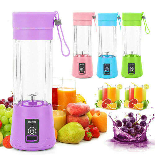 USB Rechargeable Automatic Portable Blender Juicer Mixer