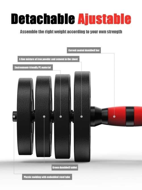 40KG Plastic/Cement Mix Dumbells and Barbells Weights