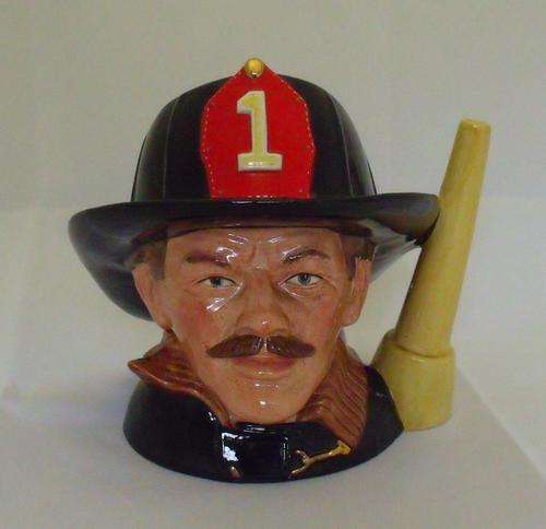 Royal Doulton Character Jug The Fireman D6697 (Large)
