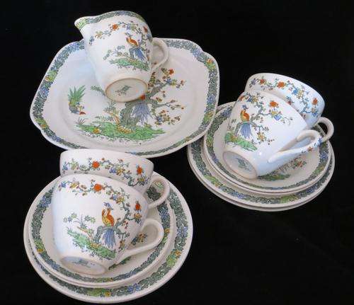 COPELAND SPODE 'BERMUDA' PAR TEA SERVICE