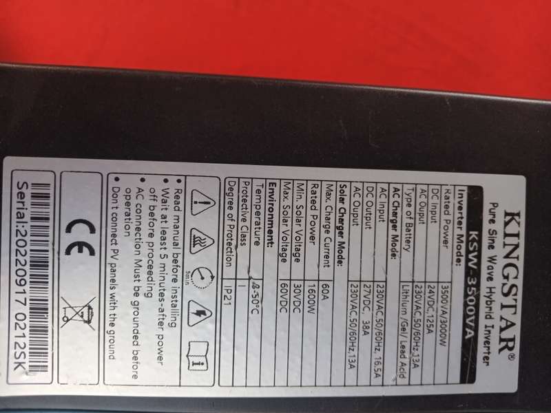 X2    Inverters ( Vito & Kingstar )