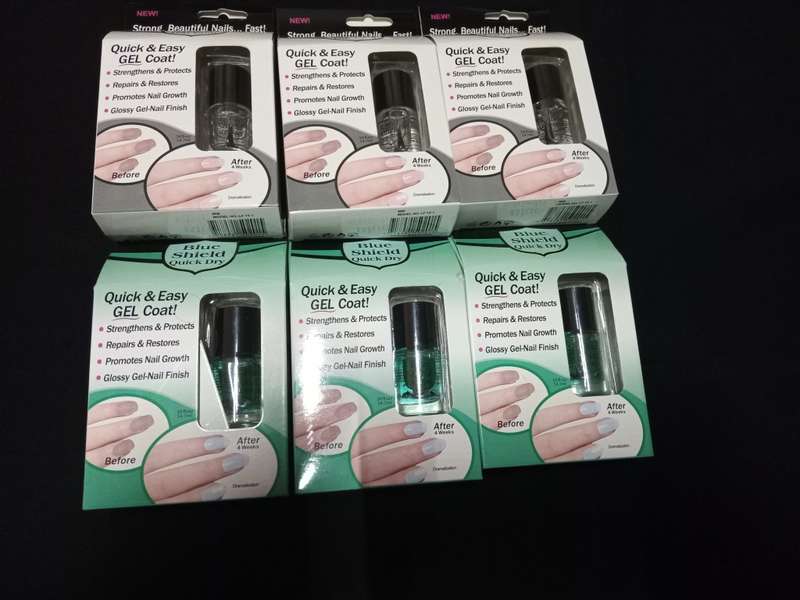 JOBLOT !!!!! Blue shield , Clear shield nail polish