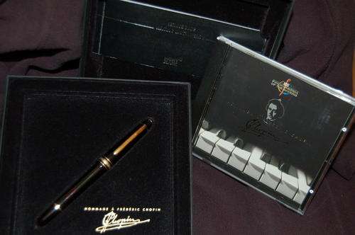 Mont Blanc Special Edition Chopin fountain pen and cd