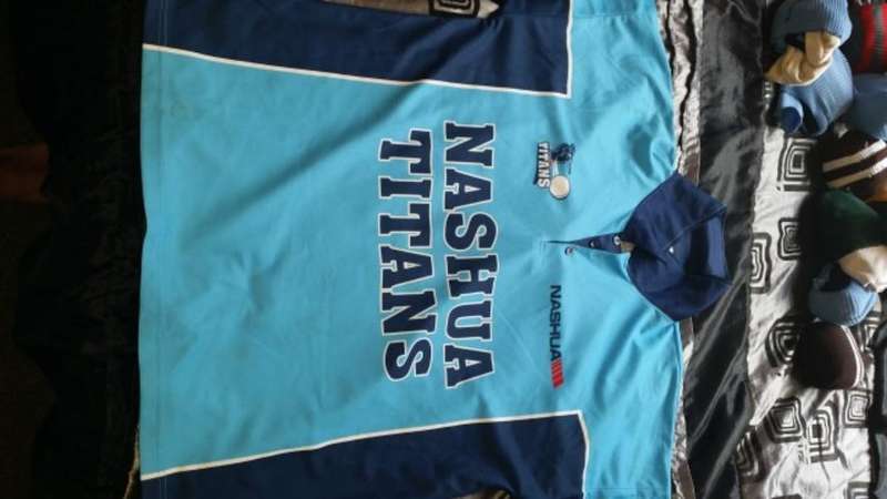Titans Albie Morkel worn cricket Training Shirt