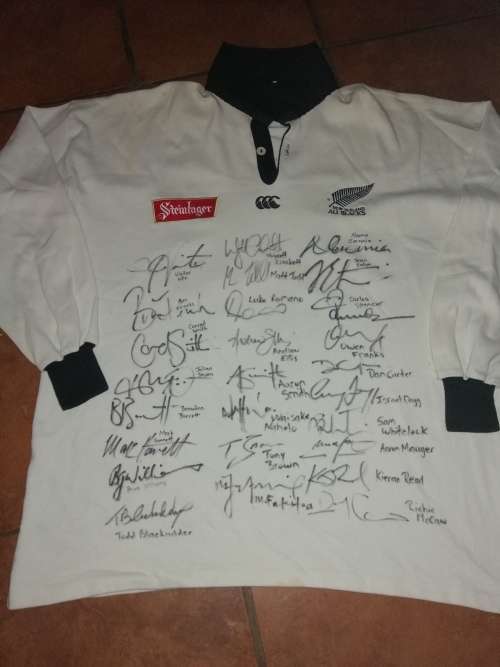 ALL BLACK SPECIAL EDITION NUMBERED SIGNED JERSEY