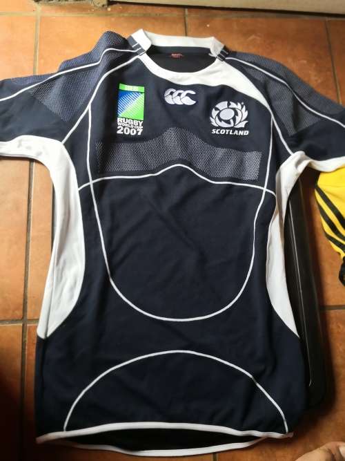 Rugby Jersey Players edition Replica Scotland 2007 World Cup