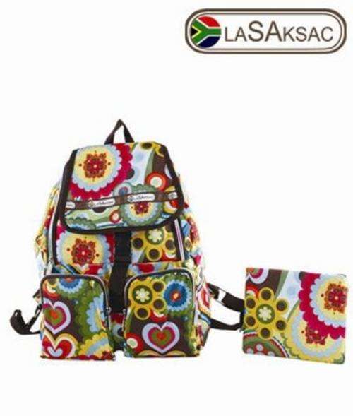 Discounted LaSAksac Back Pack - Retro with Free Shipping