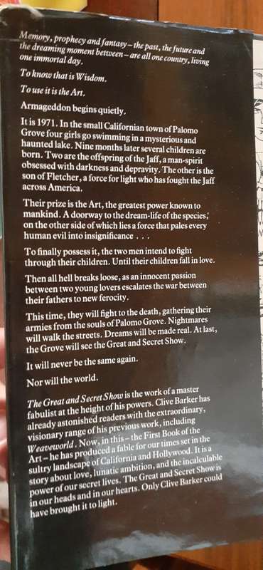 The Great and Secret Show, Clive Barker