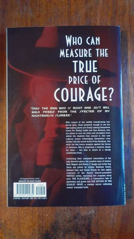 Sandman Mystery Theatre: The Blackhawk and The Return of the Scarlet Ghost
