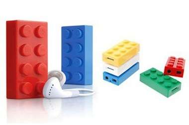 Lego Inspired MP3 Player - With Earphones