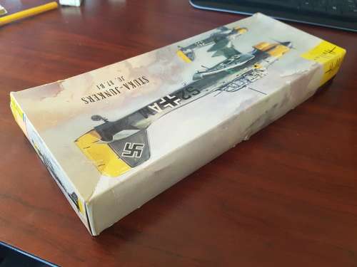 Vintage HELLER Stuka - Junkers JU 87 B1 Model Kit