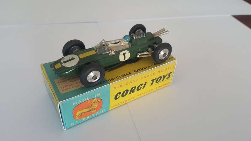 Corgi #155 Lotus Climax F1 Racing Car Reproduction Box