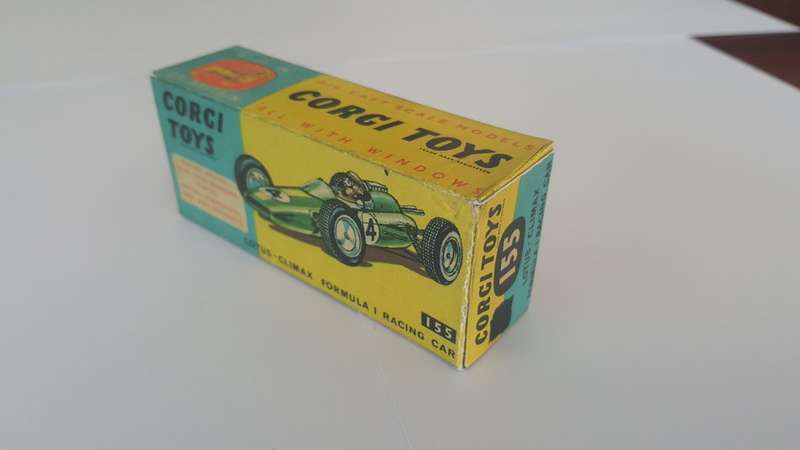 Corgi #155 Lotus Climax F1 Racing Car Reproduction Box