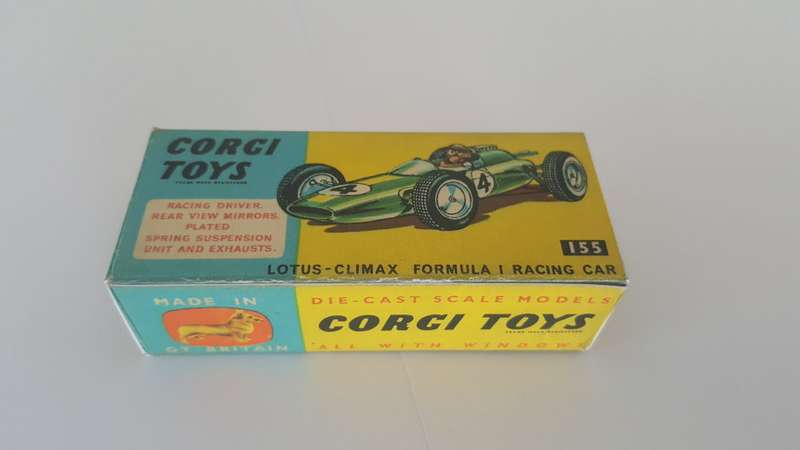 Corgi #155 Lotus Climax F1 Racing Car Reproduction Box