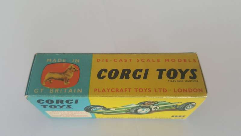 Corgi #155 Lotus Climax F1 Racing Car Reproduction Box