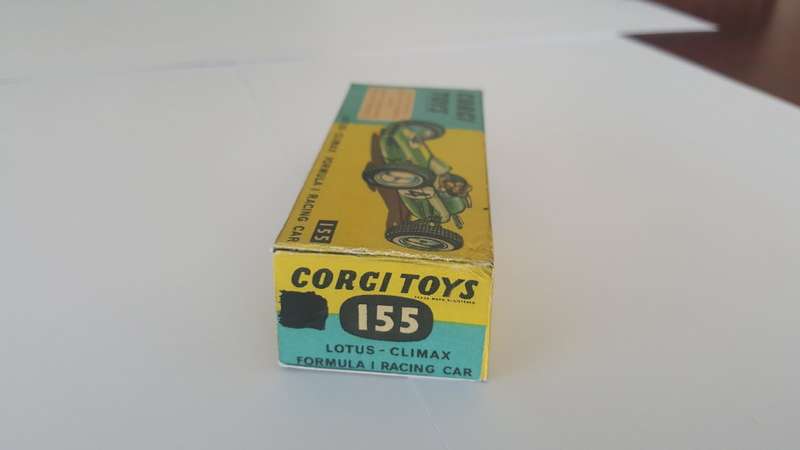 Corgi #155 Lotus Climax F1 Racing Car Reproduction Box