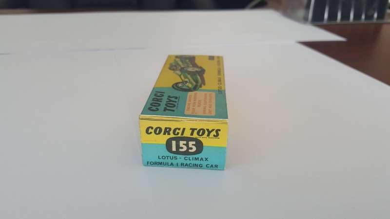 Corgi #155 Lotus Climax F1 Racing Car Reproduction Box