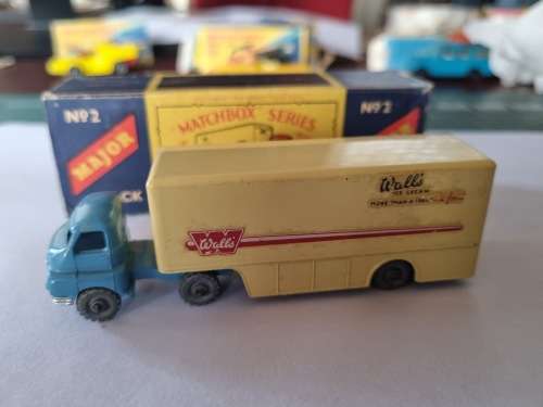 Matchbox Moko Lesney Major Pack #2 Walls Ice Cream truck with original box