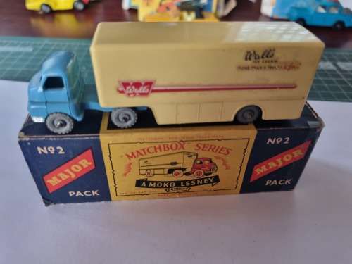 Matchbox Moko Lesney Major Pack #2 Walls Ice Cream truck with original box