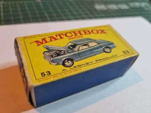Matchbox #53 Ford Zodiac MK IV with original box