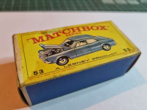 Matchbox #53 Ford Zodiac MK IV with original box