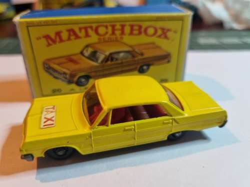Matchbox #20 Chevrolet Impala Taxi with original box