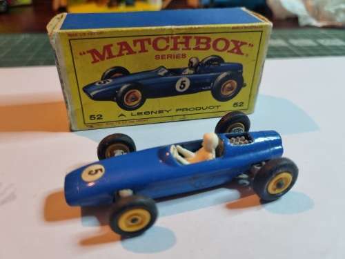 Matchbox #52 BRM Racing car with original box