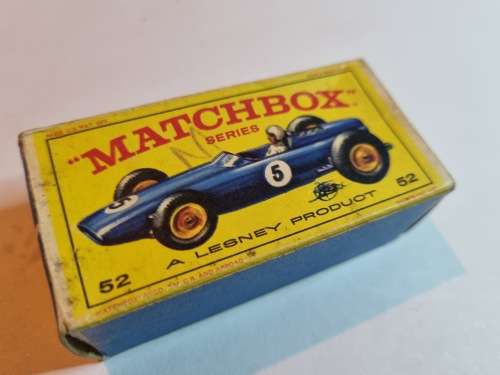Matchbox #52 BRM Racing car with original box