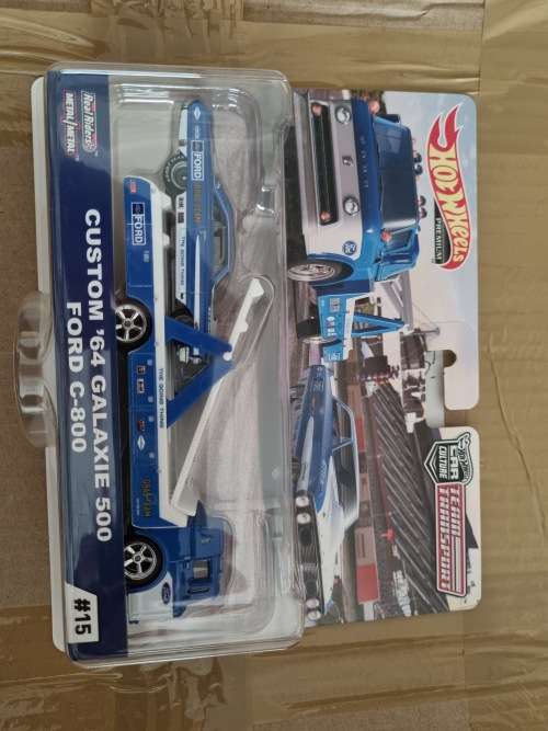 Hotwheels Team Transporter #15 Custom `64 Galaxie 500 & Ford C-800