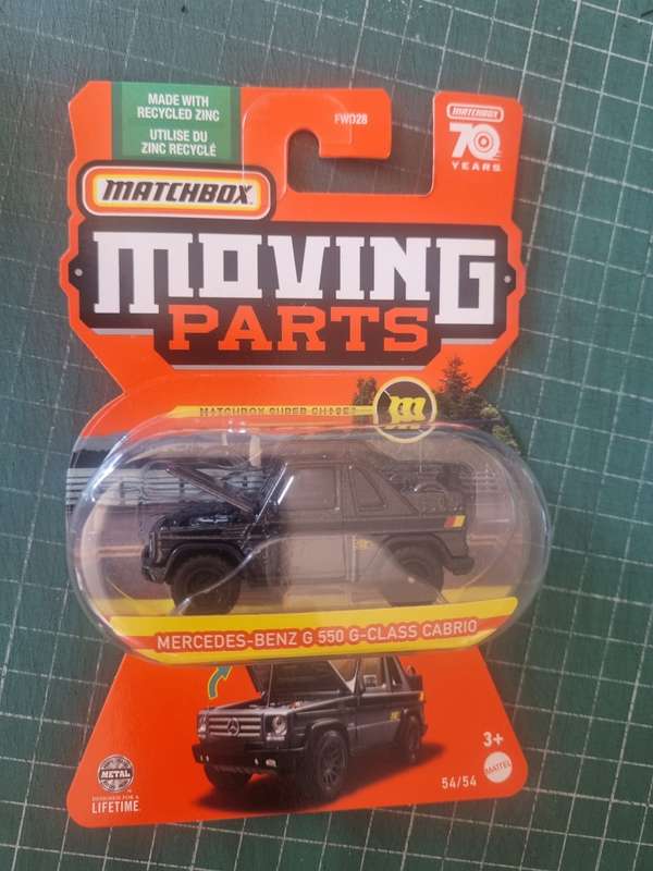Matchbox Moving Parts Mercedes-Benz G 550 G-Class Cabrio Super Chase