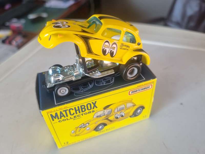 Matchbox Collectors Series Drag Beetle ` Mooneyes`