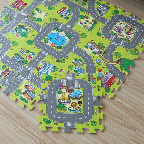 Foam Vehicle Puzzle Mat