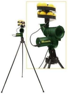 Paceman Bowling Machine with 12 Ball feeder