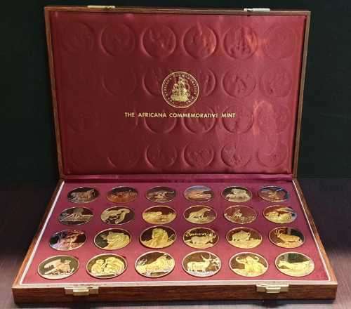 Gold Plated STG Silver Hyena Medallion