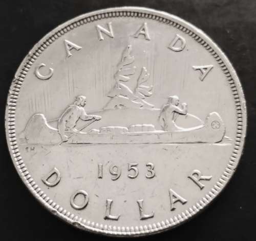 Canada 1953 Silver Dollar