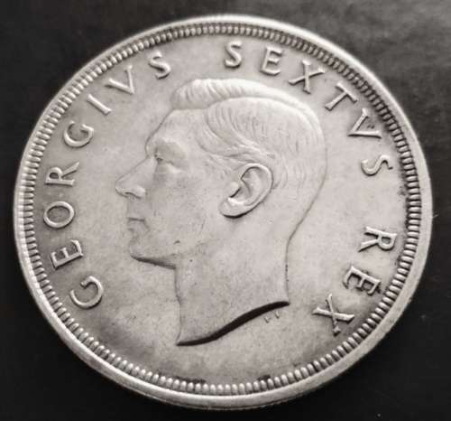 Silver Five Shillings 1948