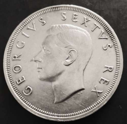 Silver Five Shillings 1949