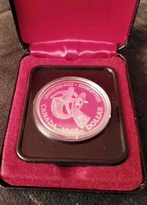 1983 Canada Silver $1 World University Games Proof Ultra Cameo